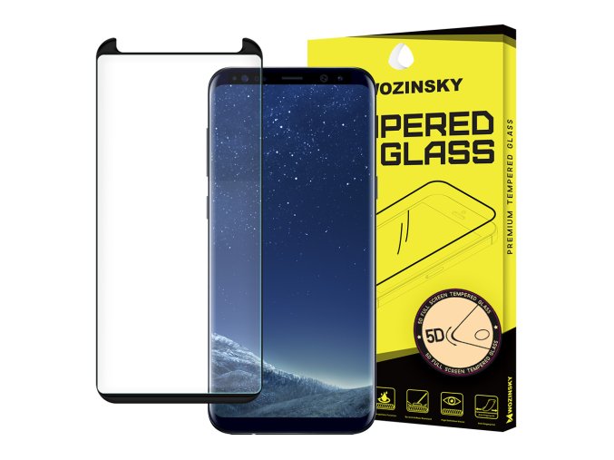 pol pl Wozinsky super wytrzymale szklo hartowane 5D Full Glue na caly ekran z ramka Samsung Galaxy S8 G950 czarny case friendly 35293 1