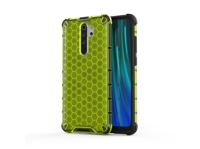 eng pl Honeycomb Case armor cover with TPU Bumper for Xiaomi Redmi Note 8 Pro green 55396 1