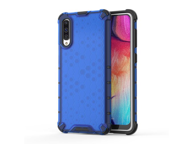 eng pl Honeycomb Case armor cover with TPU Bumper for Samsung Galaxy A50 blue 53840 1