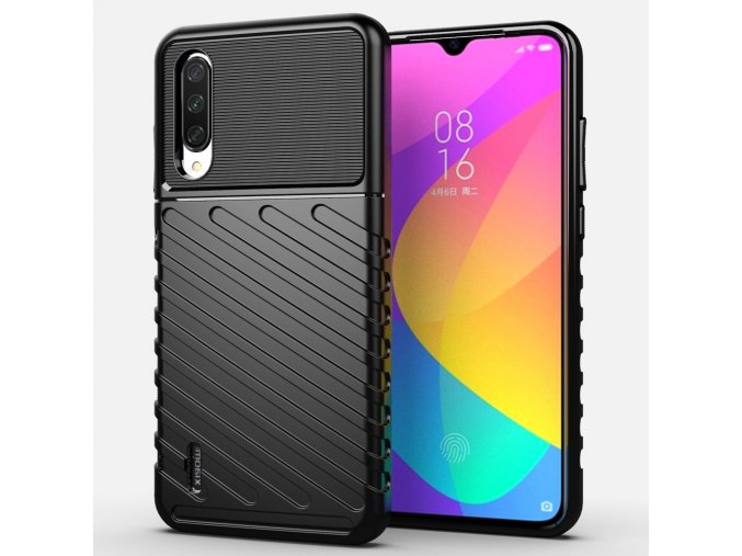 eng pl Thunder Case Flexible Tough Rugged Cover TPU Case for Xiaomi Mi 9 Lite Xiaomi Mi CC9 black 56386 1