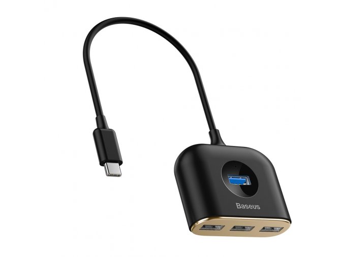 eng pl Baseus Square round 4 in 1 USB HUB Adapter Type C TO USB3 0 1 USB2 0 3 0 17m Black CAHUB BY01 52904 3