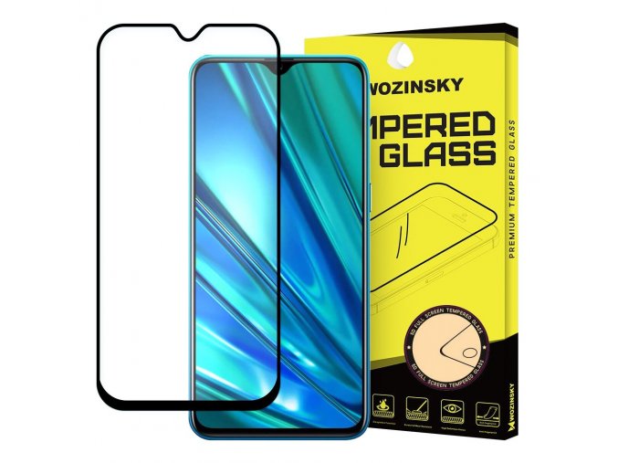eng pl Wozinsky Tempered Glass Full Glue Super Tough Screen Protector Full Coveraged with Frame Case Friendly for Realme 5 Pro black 56706 1