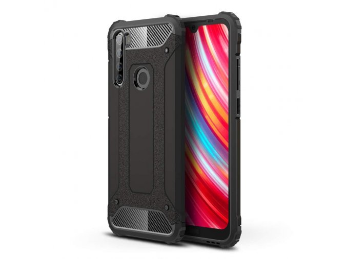 eng pl Hybrid Armor Case Tough Rugged Cover for Xiaomi Redmi Note 8T black 55868 1 (1)