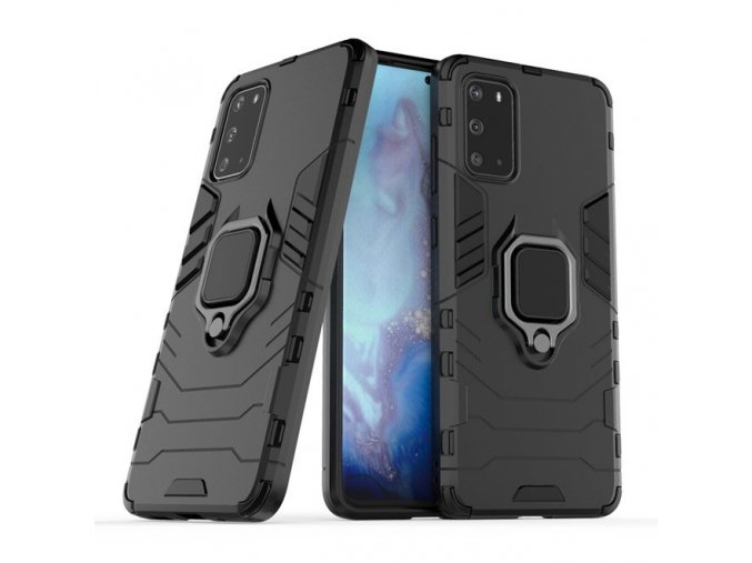 eng pl Ring Armor Case Kickstand Tough Rugged Cover for Samsung Galaxy S20 black 56590 1