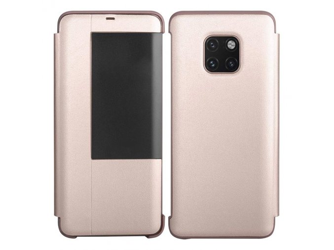 eng pl Sleep Case Bookcase Type Case with Smart Window for Huawei Mate 20 Pro pink 56795 1