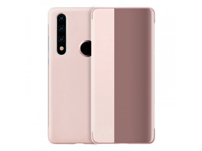 eng pl Sleep Case Bookcase Type Case with Smart Window for Huawei P30 Lite pink 56786 1