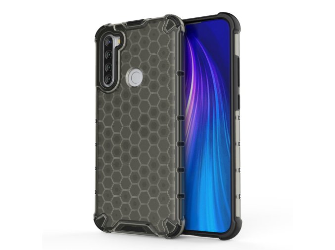 eng pl Honeycomb Case armor cover with TPU Bumper for Xiaomi Redmi Note 8T black 56228 1 (1)