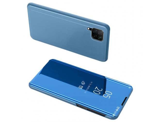 pol pl Clear View Case futeral etui z klapka Huawei P40 Lite Nova 7i Nova 6 SE niebieski 59618 1