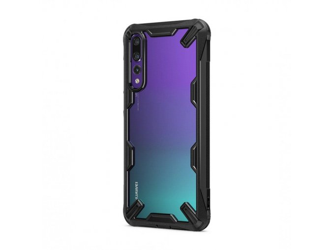 eng pl Ringke Fusion X Hybrid Case Rugged Cover for Huawei P20 Pro black FXHW0002 RPKG 40850 1