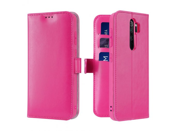 eng pl Dux Ducis Kado Bookcase wallet type case for Xiaomi Redmi Note 8 Pro pink 55101 1