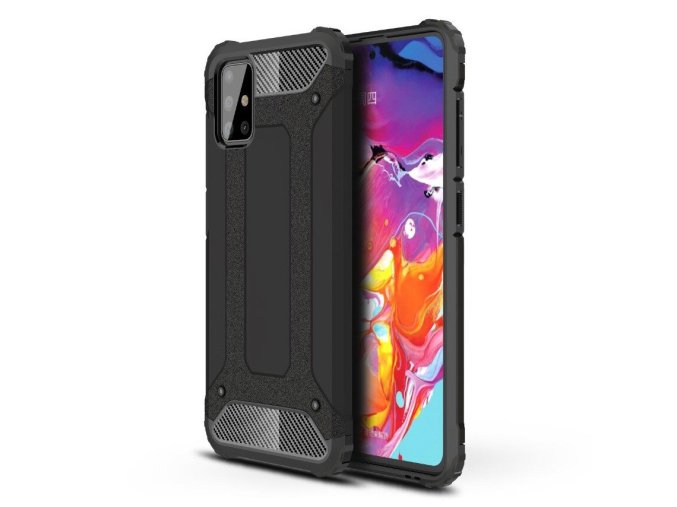 eng pl Hybrid Armor Case Tough Rugged Cover for Samsung Galaxy A51 black 58472 1