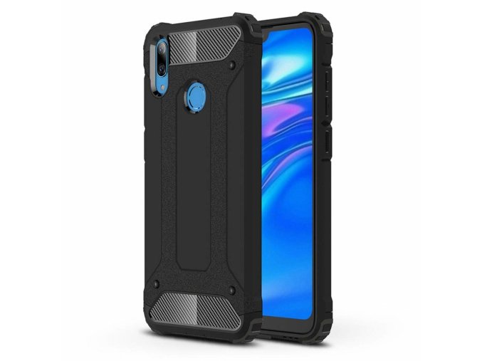 eng pl Hybrid Armor Case Tough Rugged Cover for Huawei Y6 2019 Huawei Y6s 2019 black 48699 1