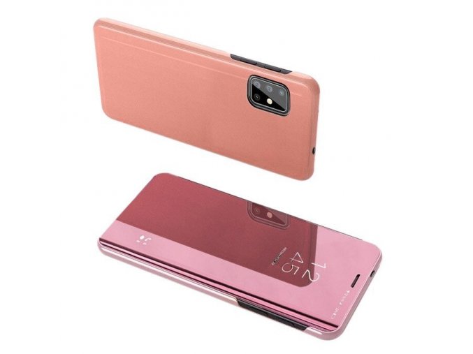 eng pl Clear View Case cover for Samsung Galaxy A71 pink 56579 1