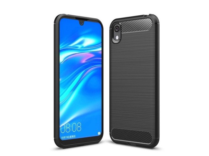 pol pl Carbon Case elastyczne etui pokrowiec Huawei Y5 2019 Honor 8S czarny 51400 1