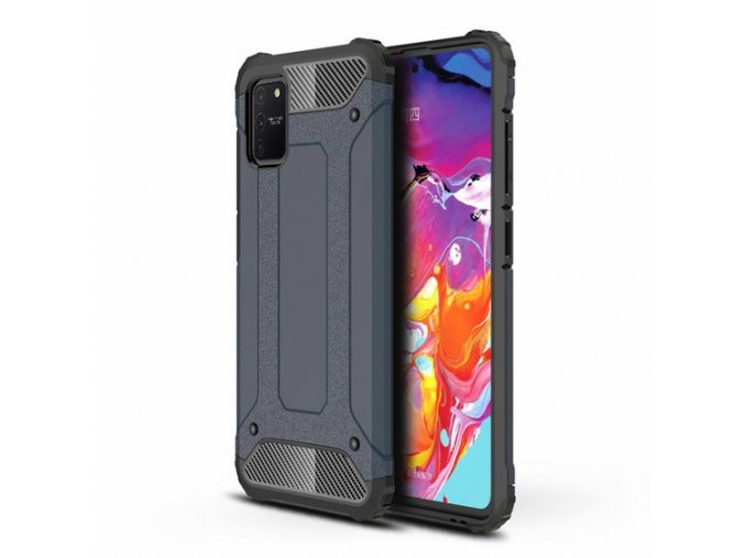 eng pl Hybrid Armor Case Tough Rugged Cover for Samsung Galaxy S10 Lite blue 58656 1