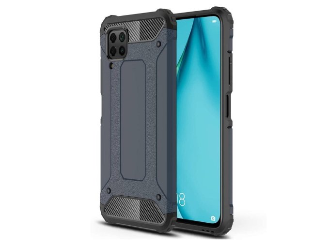 eng pl Hybrid Armor Case Tough Rugged Cover for Huawei P40 Lite Nova 7i Nova 6 SE blue 60003 1