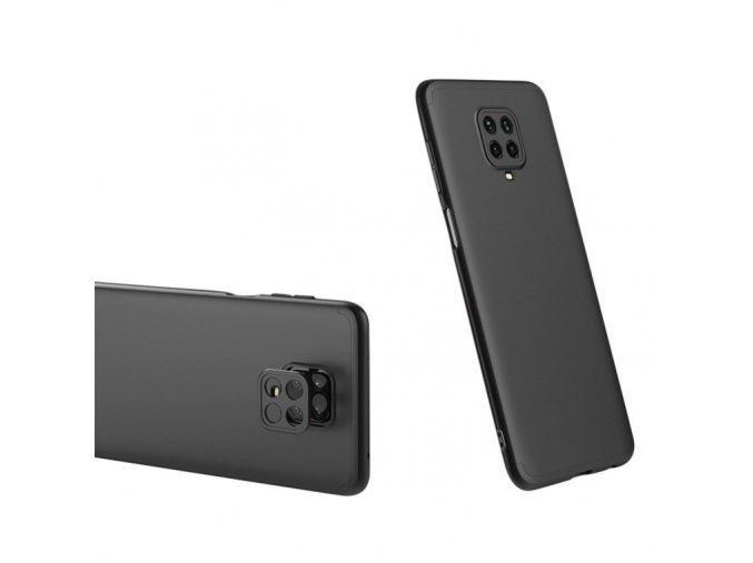 eng pl GKK 360 Protection Case Front and Back Case Full Body Cover Xiaomi Redmi Note 9 Pro Redmi Note 9S black 61201 1