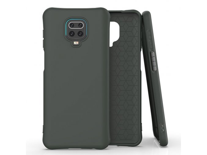 eng pl Soft Color Case flexible gel case for Xiaomi Redmi Note 9 Pro Redmi Note 9S dark green 61492 1