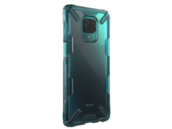 eng pl Ringke Fusion X durable PC Case with TPU Bumper for Xiaomi Redmi Note 9 Pro Redmi Note 9S green FXXI0021 60955 2