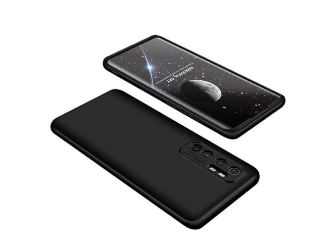 eng pl GKK 360 Protection Case Front and Back Case Full Body Cover Xiaomi Mi Note 10 Lite black 62850 1