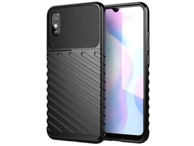 eng pl Case XIAOMI REDMI 9A Armored Thunder Case black 69818 1