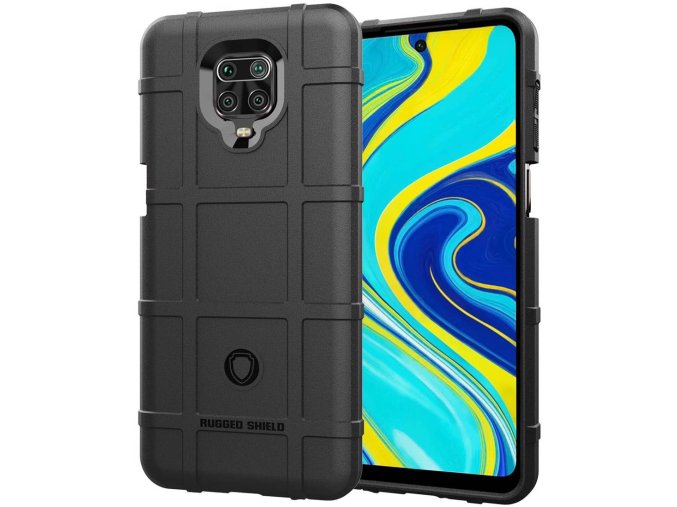 eng pl Case XIAOMI REDMI NOTE 9 Armored Rugged Square black 70156 1