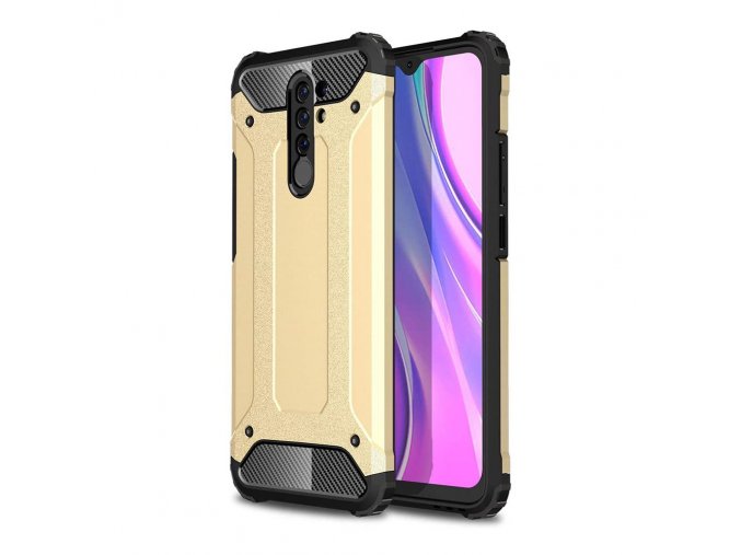 eng pl Hybrid Armor Case Tough Rugged Cover for Xiaomi Redmi 9 golden 62854 1