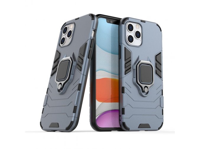 eng pl Ring Armor Case Kickstand Tough Rugged Cover for iPhone 12 Pro iPhone 12 blue 63825 1