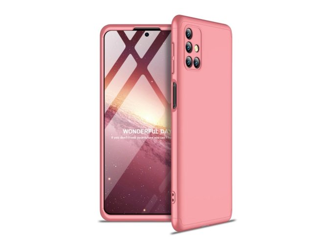 eng pl GKK 360 Protection Case Front and Back Case Full Body Cover Samsung Galaxy M31s pink 63870 1