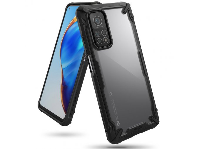 eng pl Ringke Fusion X durable PC Case with TPU Bumper for Xiaomi Mi 10T Pro Xiaomi Mi 10T black FXXI0029 66815 1