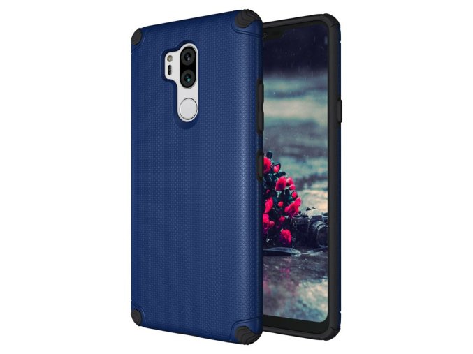 eng pl Light Armor Case Rugged Durable PC Cover for LG G7 ThinQ navy blue no metal plate 40706 1