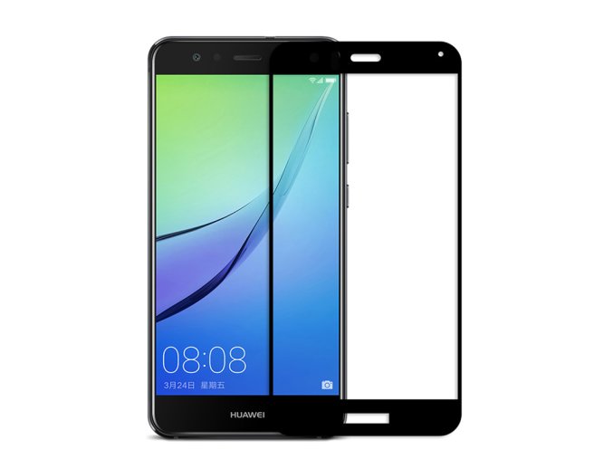 3d tvrzené sklo na huawei p10 černé 1