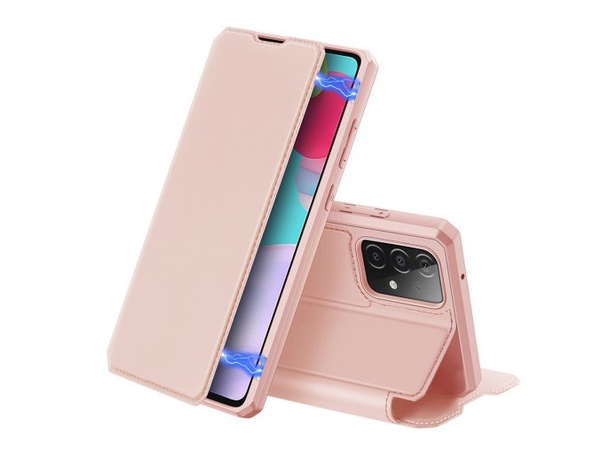 eng pl DUX DUCIS Skin X Bookcase type case for Samsung Galaxy A52 5G A52 4G pink 67889 3