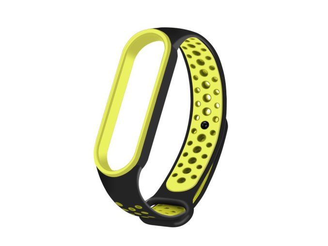 eng pl Replacment band strap for Xiaomi Mi Band 5 Dots black green 68331 1