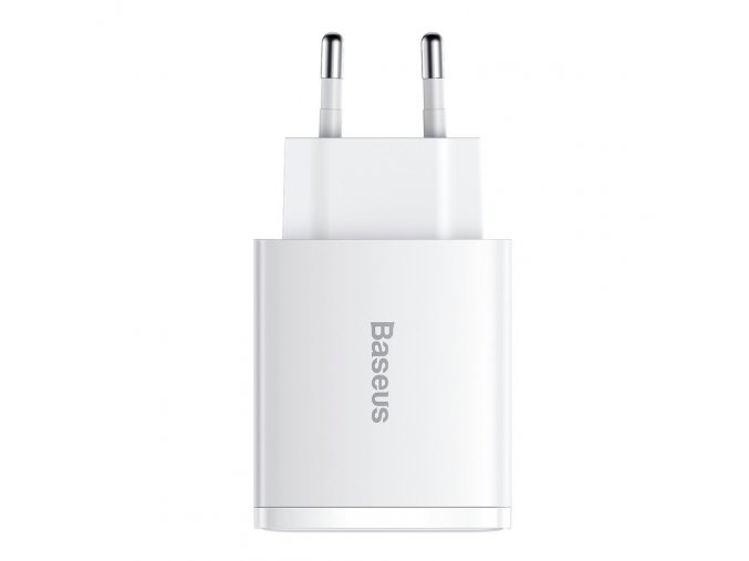 eng pl Baseus Compact quick charger USB Type C 2x USB 30W 3A Power Delivery Quick Charge white CCXJ E02 76968 2