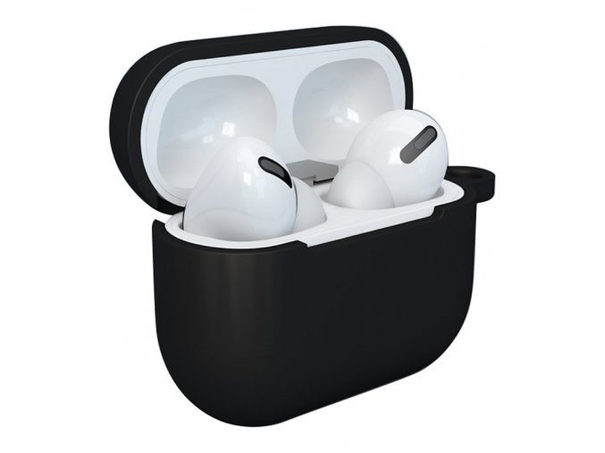 eng pl Apple AirPods 3 soft silicone earphones case clip hook black case D 81656 1