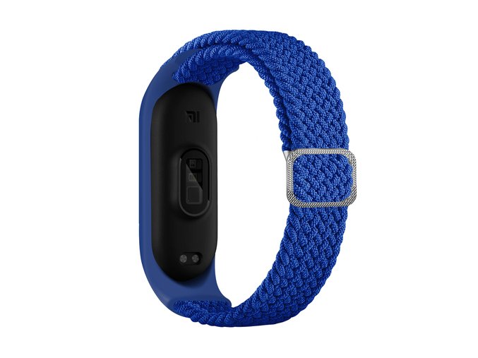 eng pm Strap Fabric replacement band strap for Xiaomi Mi Band 6 5 4 3 braided cloth bracelet blue 77708 1