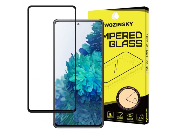 eng pl Wozinsky Tempered Glass Full Glue Super Tough Screen Protector Full Coveraged with Frame Case Friendly for Samsung Galaxy S20 FE black 64848 1