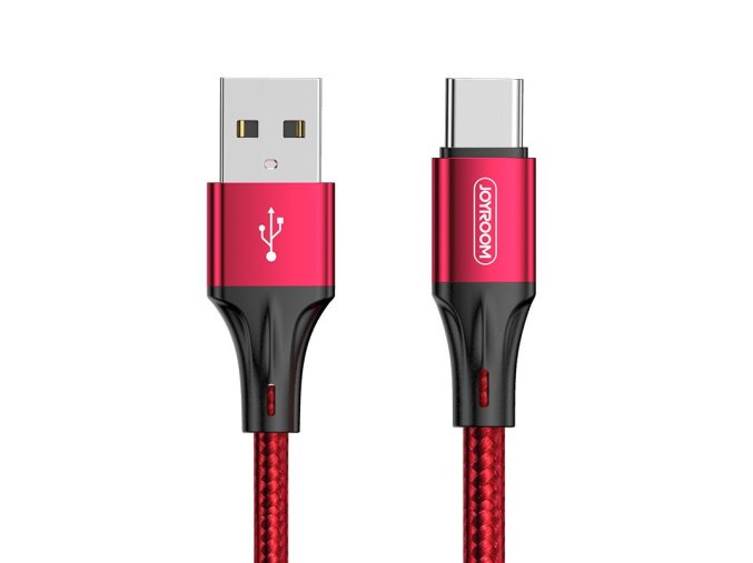 eng pl Joyroom USB USB Type C cable 3 A 0 2 m red S 0230N1 71644 1