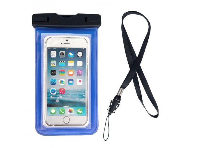 eng pl Waterproof phone bag pouch for swimming pool blue 90879 8