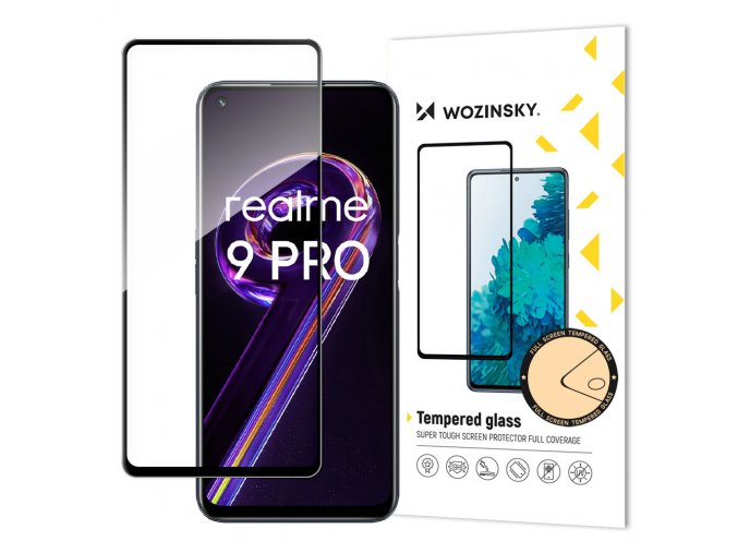 pol pl Wozinsky super wytrzymale szklo hartowane Full Glue na caly ekran z ramka Case Friendly Realme 9 Pro czarny 92931 10