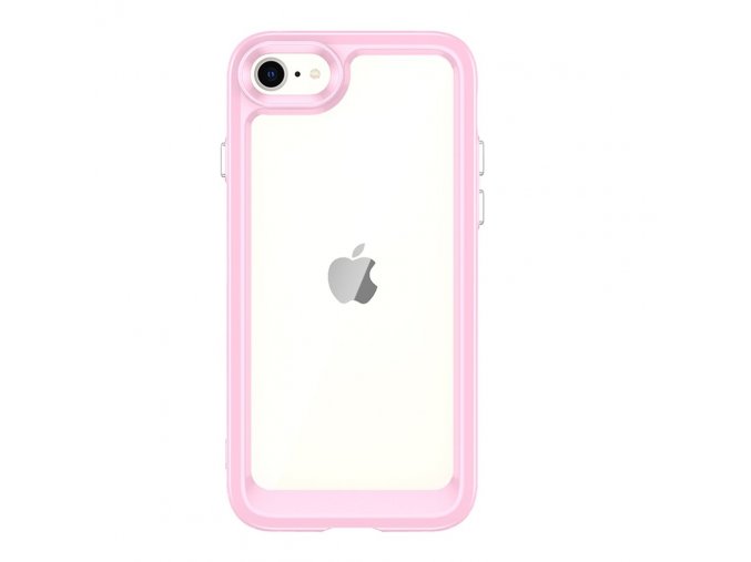 eng pl Outer Space Case Case for iPhone SE 2022 SE 2020 iPhone 8 iPhone 7 Hard Cover with Gel Frame Pink 92791 1