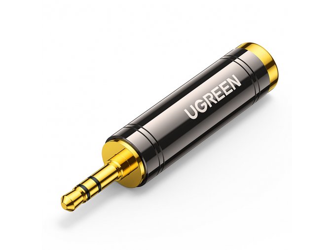 eng pl Ugreen adapter 3 5mm audio adapter male to 6 35mm mini jack female gray AV168 97033 11