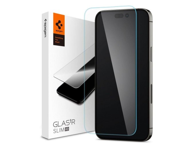 eng pl TEMPERED GLASS Spigen GLAS TR SLIM IPHONE 14 PRO 108971 1