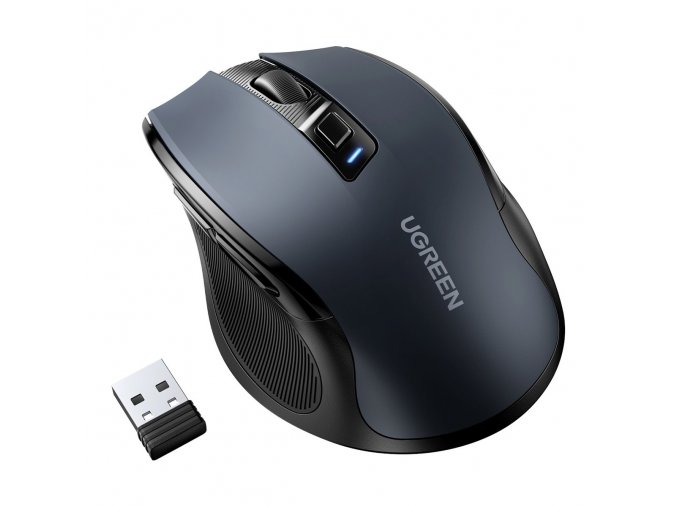 eng pl Ugreen USB Optical Wireless Mouse 2 4GHz 4000 DPI black MU006 97043 1