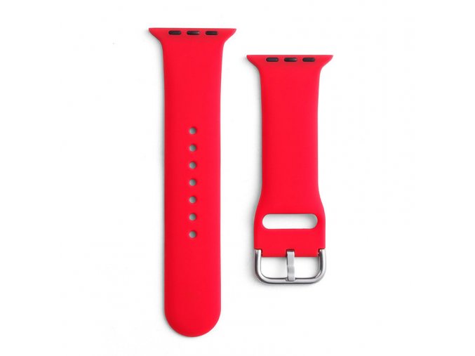 eng pl Silicone Strap APS Silicone Watch Band Ultra 8 7 6 5 4 3 2 SE 49 45 44 42mm Strap Watchband Red 106372 1