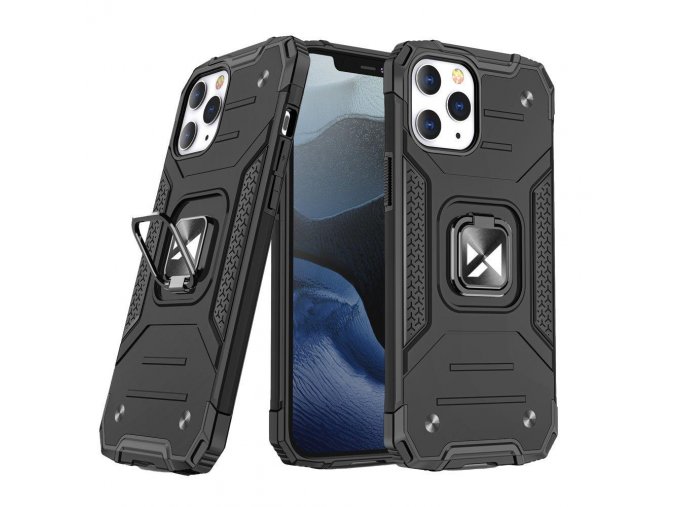 Wozinsky Ring Armor kryt na iPhone 13 - černý