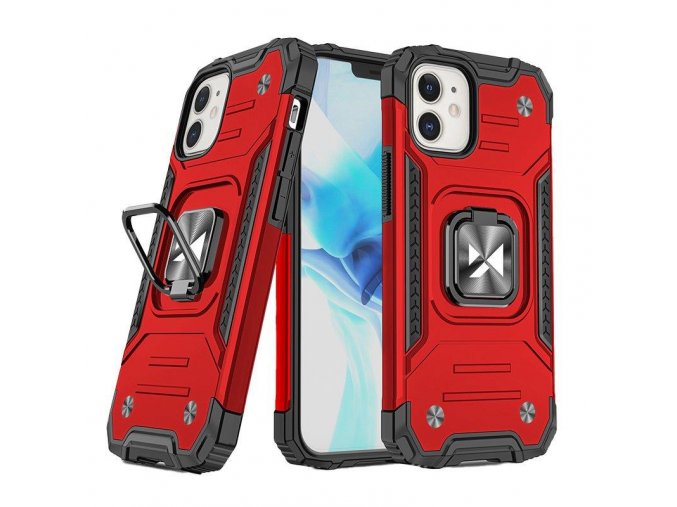 Wozinsky Ring Armor kryt na iPhone 14 Plus - červený