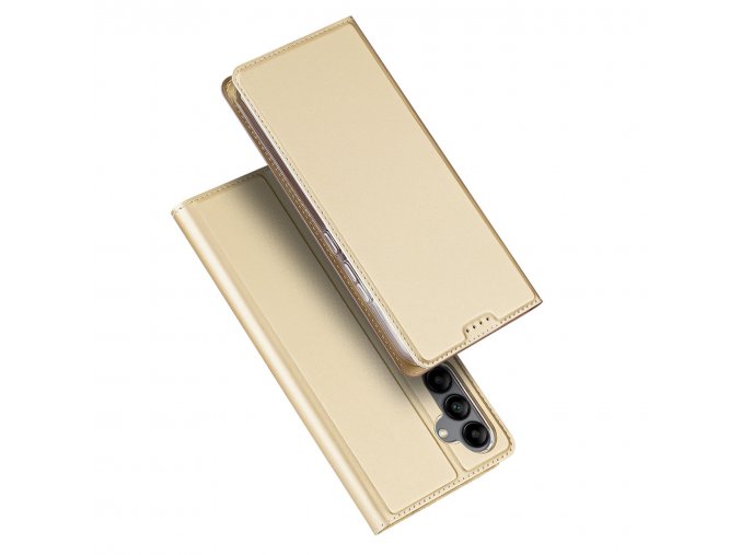 Dux Ducis Skin Pro luxusní flipové pouzdro na Samsung Galaxy A34 5G - zlaté