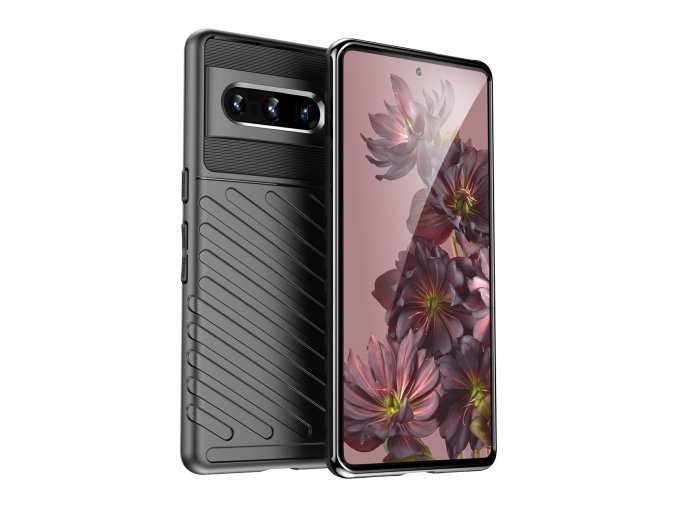 Thunder carbon kryt na Google Pixel 7 Pro - černý